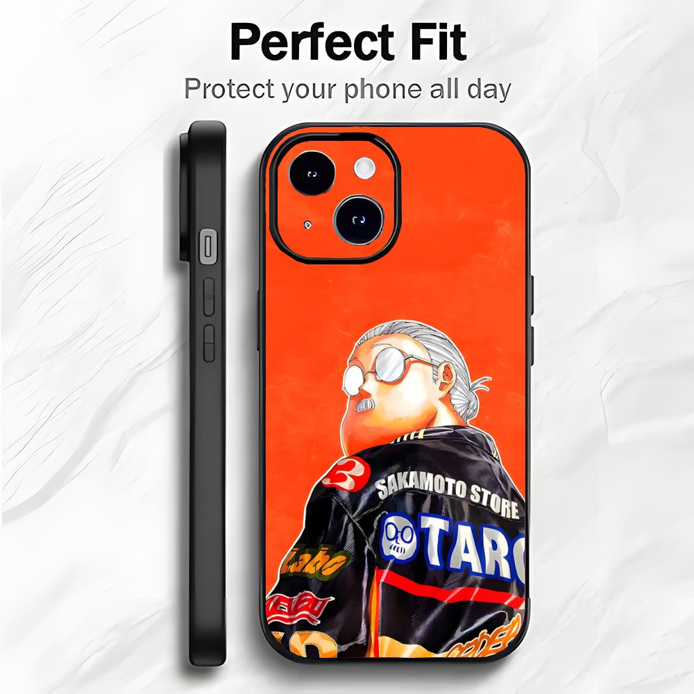 Cool Funny Manga S-Sakamoto Days Phone Case Phone Case Soft Packaging Lightweight For iPhone17 16 15 14 13ProMax
