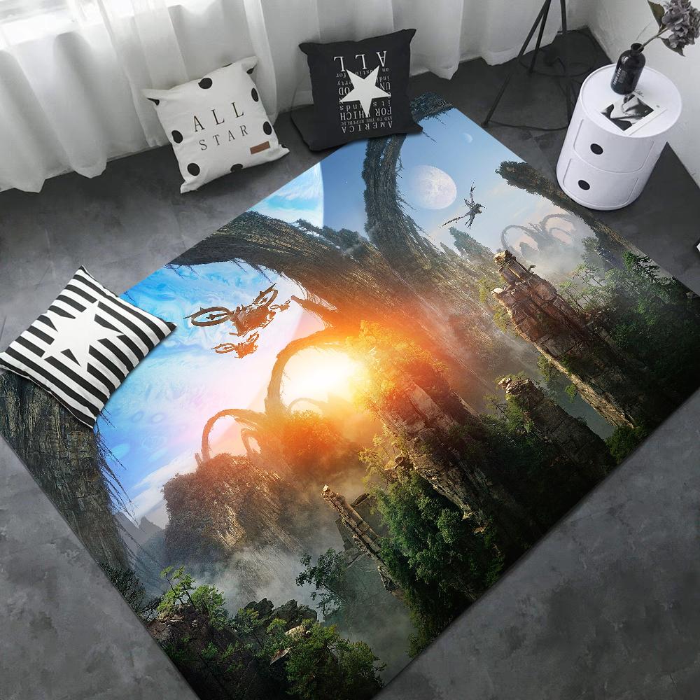 

Avatar Game Frontiers Of Pandora Room Mats Washable Non-Slip Living Room Sofa Chairs Area Mat Kitchen Doormat Area Rug 40x60cm