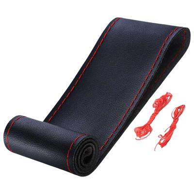 Sakurawing Steering Wheel Cover, For Cars, Anti-Slip, Grip, Leather, Sports, Seat Protector, Light Tiger,