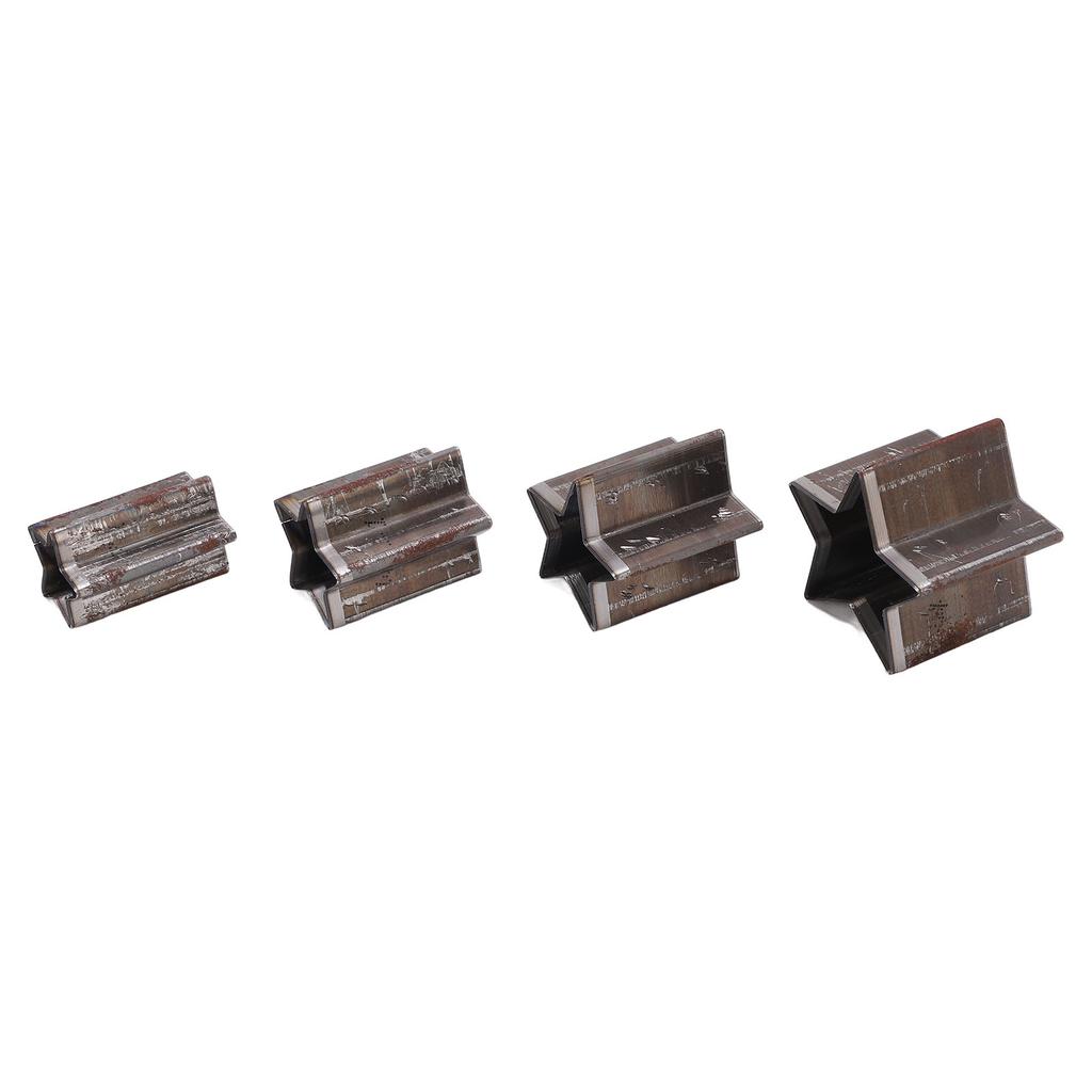 4PCS Pentagram Cutting Mold Alloy Steel Leather Punching Die Set with Storage Box for Handicrafts