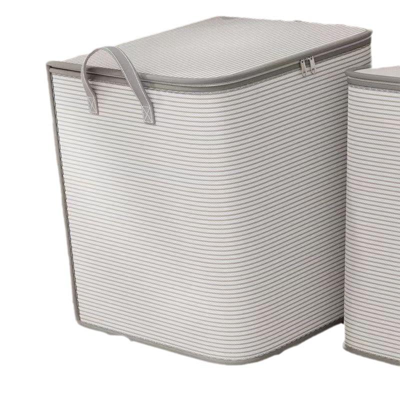 Waterproof Striped Cotton Quilt & Clothes Storage Bag