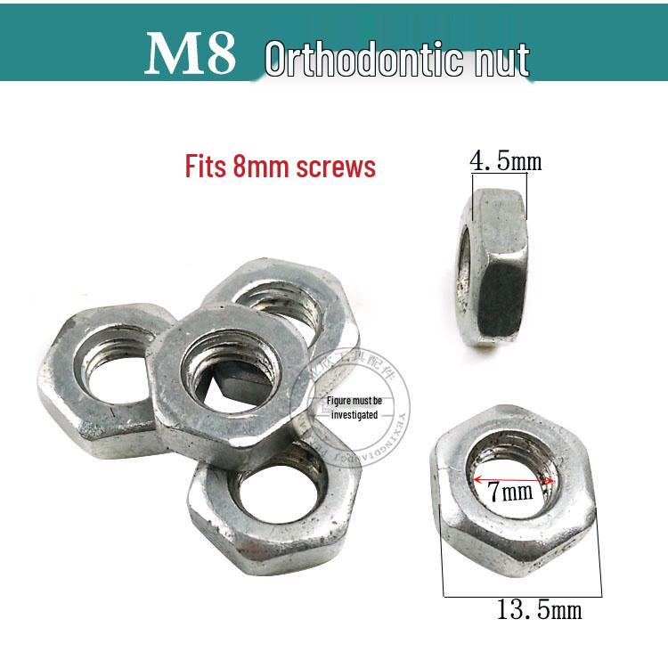 Electric Chainsaw Hex Nut and Screw Cap Set with Aluminum Pressure Plate