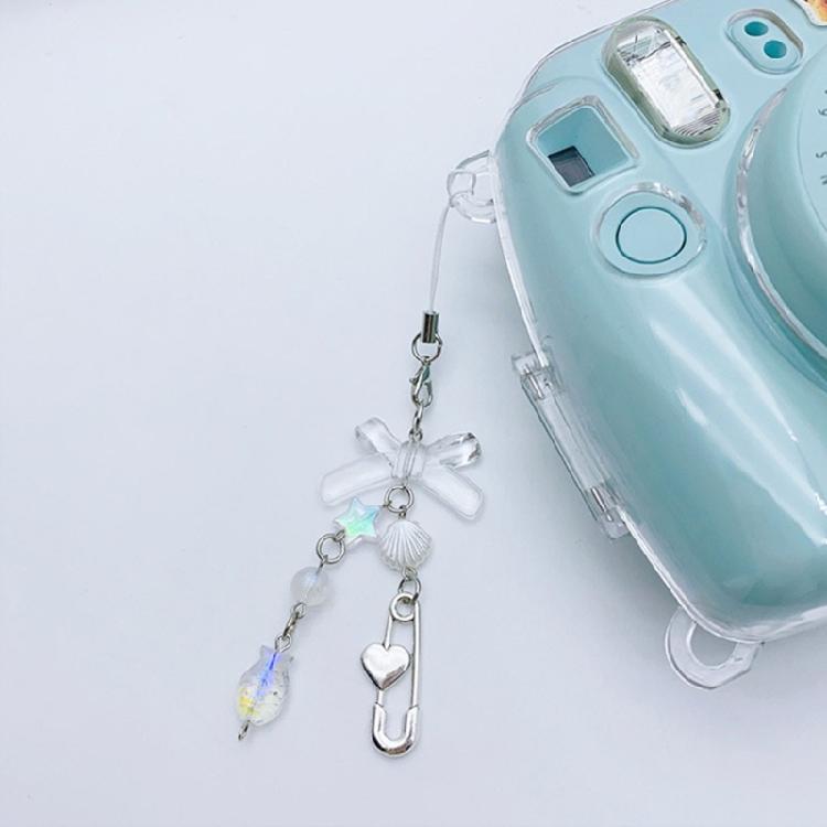 Fünfzackige Sternanhänger Anhängeetiketten Acryl Schleife Lanyard Schlüsselanhänger Schmuck