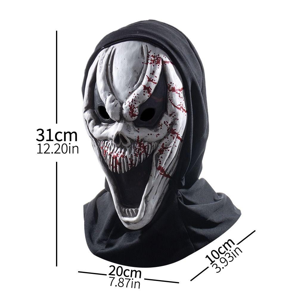 Party Prom Party Supplies Horror Masks Screaming Mask Halloween Masks Blood Stain Black Head Cover