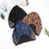 Soft Ethnic Beaded Hat Beaded Decoration Head Wrap Cap Portable Ethnic Headscarf Hat  Cultural Wear