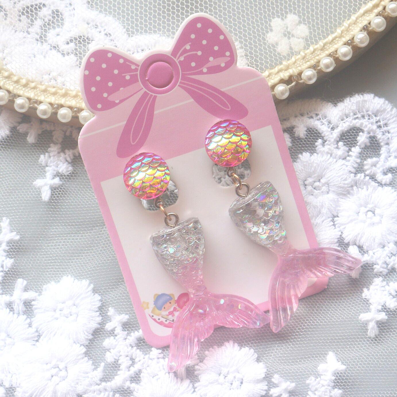 

Смола мультфильм рыбий хвост в форме ракушки зажимы для ушей детские поддельные серьги серьги-подвески серьги для девочек детские украшения для прицепки