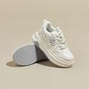 Platform women's shoes spring new fashion sports casual dad shoes women's versatile height increase leather white shoes