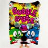 Game G Game B Bubble B Bobble Throw Flannel Throw Blanket Suitable for Sofa Living Room Bedroom