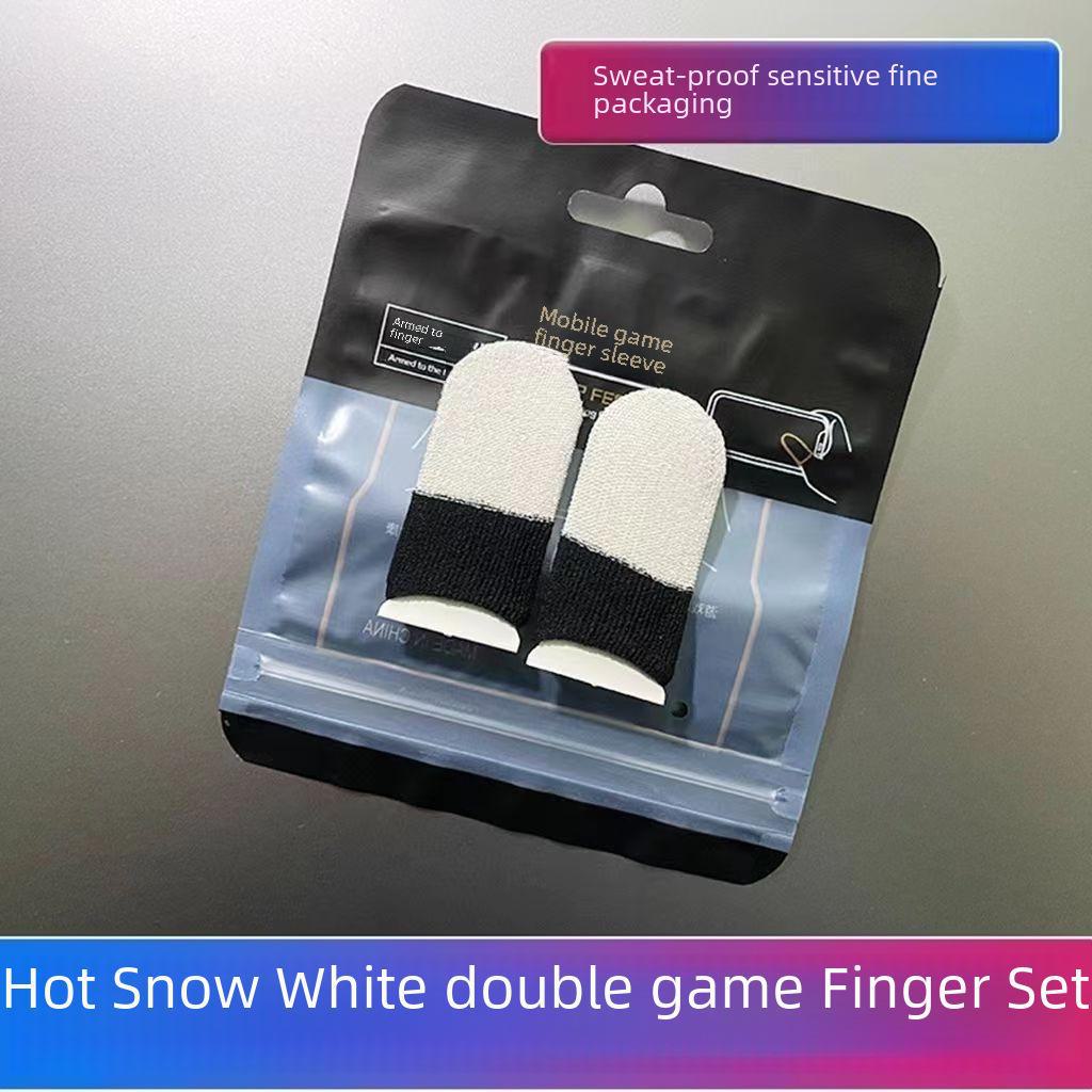 Ultradünne kabellose Gaming-Fingerlinge aus Silberfaser - Schweißfestes Doppelstück für Mobile Gaming
