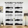 Modern Window Curtains for Living Room Vibrant Abstract Line Patterns Curtains for Child Bedroom Kitchen Decor Blinds Drapes