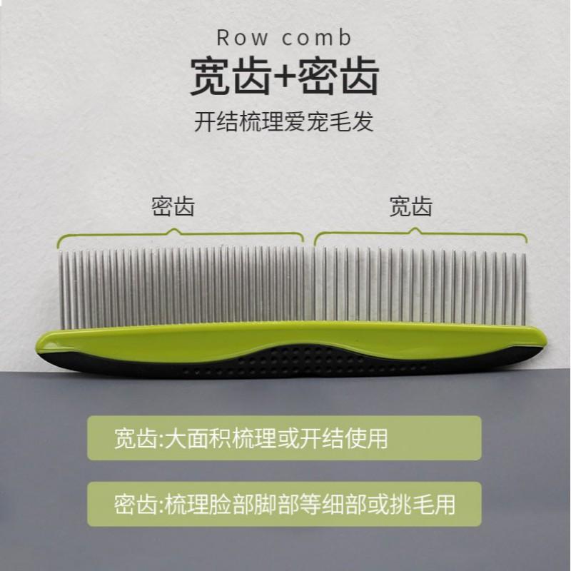 Pet Grooming Comb Set Dogs Cats - 3 6 8 9 Piece Detangling Brush Kit With Fine Coarse Teeth Shedding Hair Removal