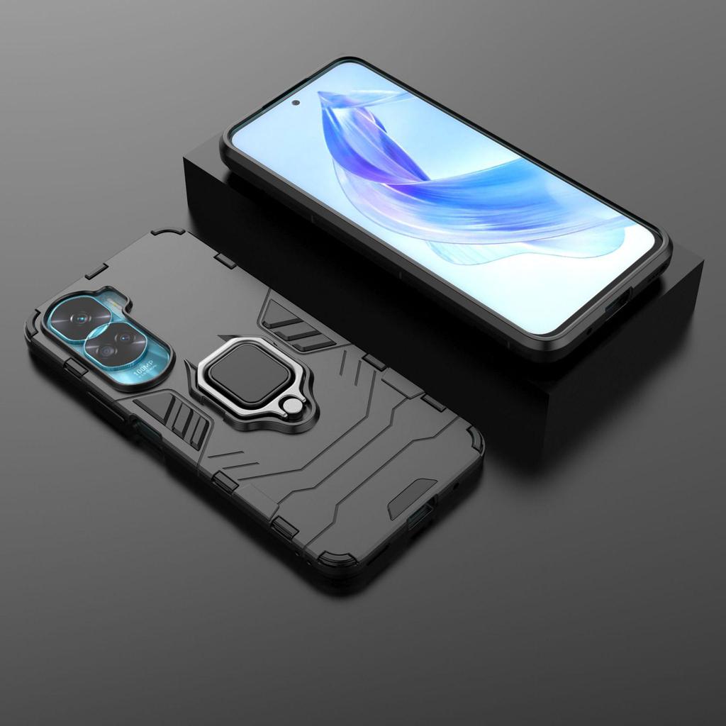 Honor 200 Pro Black Panther Phone Case: 80SE Bracket, Drop-proof, Full Coverage Protection.
