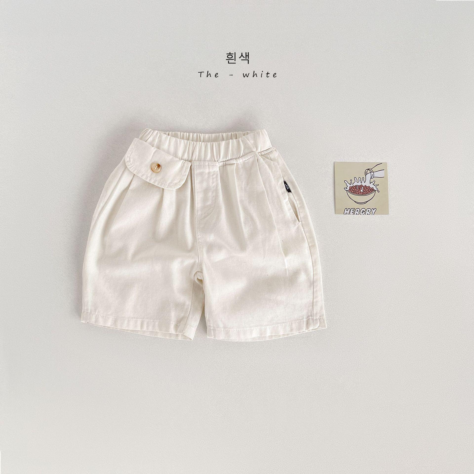 

Летние клетчатые шорты для мальчиков 2023 года: Повседневные детские шорты средней длины 130 cm белый