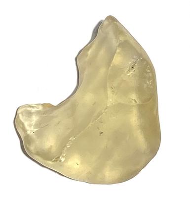 Starborn Romantic Rivian Glass with a Certificate of Authenticity (Golden Tektite) 50-75 ct/Comes