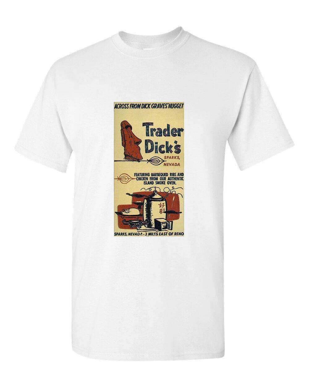 Retro Tiki T Shirt White 100% Cotton Bar Mug No. 7 Trader Dicks 4XL