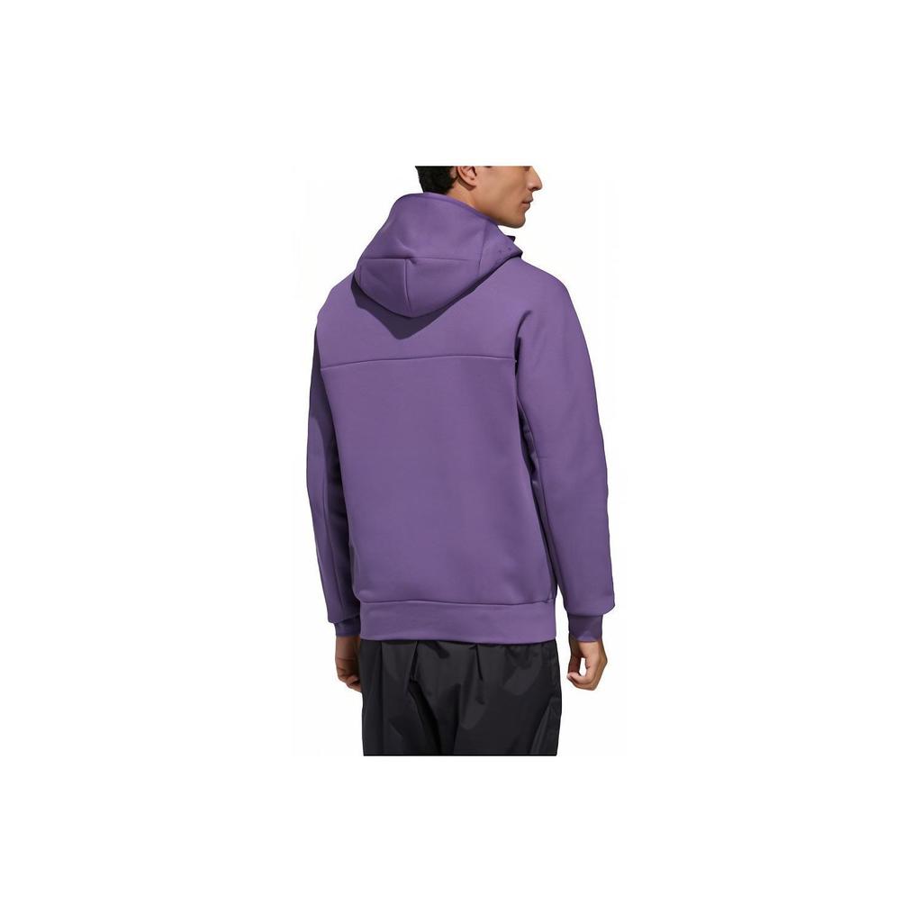 adidas O1 Htt Music Casual Sports Hooded Jacket Men Outerwear Tech-Purple FM9389