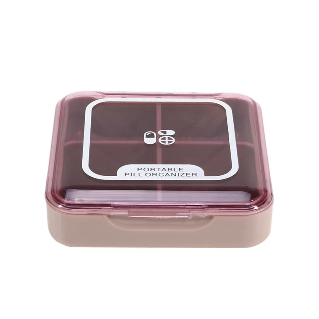 Mini Travel Pill Case Medicine Storage Organizer Container Drug Tablet Dispenser Independent Lattice Pill Box Fishing Tackle Box