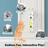 Caterpillar Interactive Cat Toy Motion Activated Kitten Toy Rechargeable Automatic Cat Toy with Tail for Bored Indoor Cats