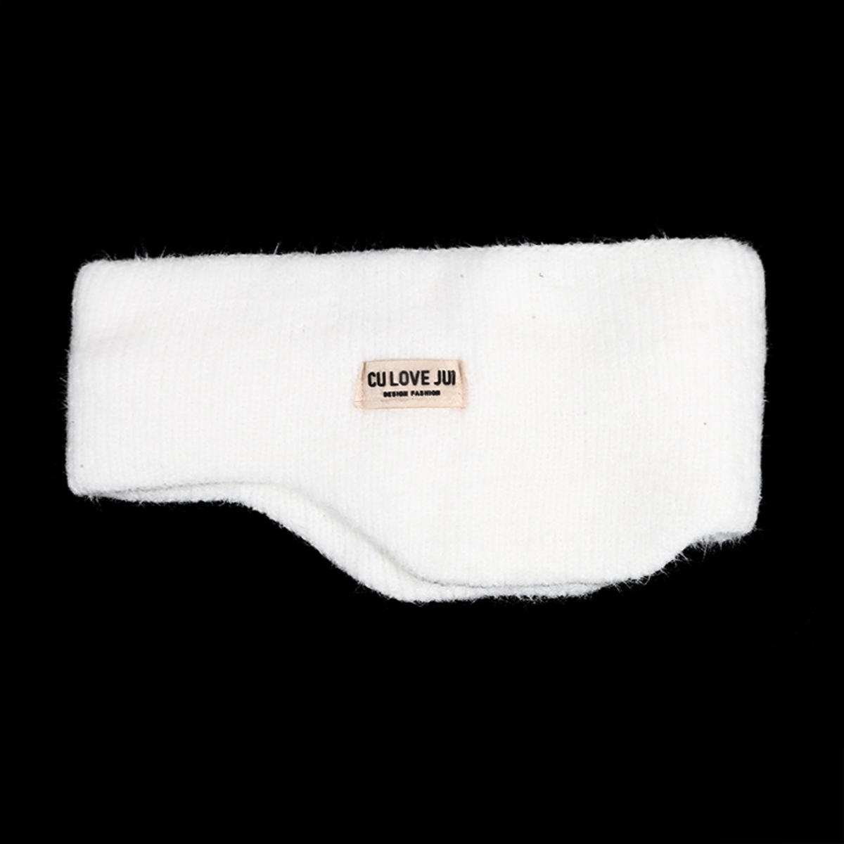 

Зимние теплые наушники-наушники Повязка на голову Милые резинки для волос Спорт на открытом воздухе Лыжи Толстая повязка для волос для женщин Мужчин Головной платок Аксессуары для волос one size покинуть белый