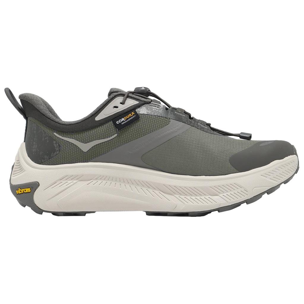 Hoka One One Transport 2 Comfortable Fit Shock Absorption Durable Breathable Support Traction Hiking Shoes Unisex Hiking Shoes Green Gray 1174778-GLST