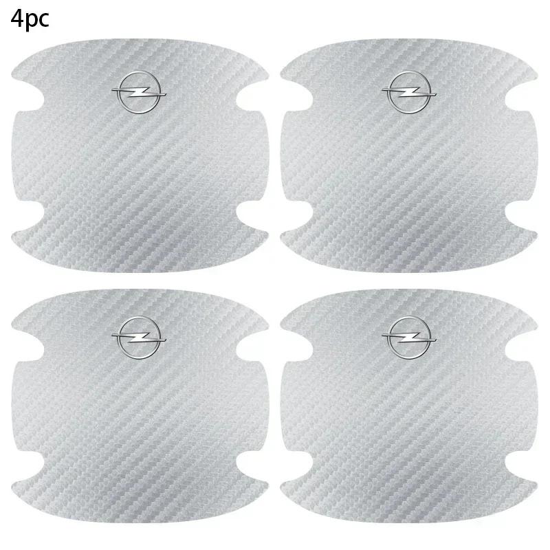 4PCS Car Door Sticker Scratches Resistant Cover Bowl Handle Film For Opel Astra Insignia Corsa Zafira Meriva Mokka Vivaro Vectra