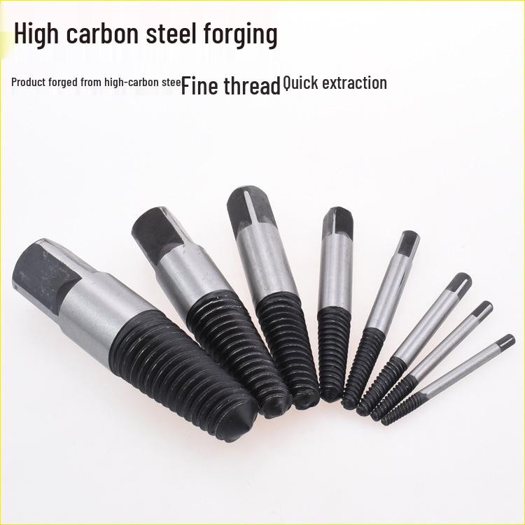 Universal Water Pipe and Faucet Broken Thread Extractor - 4 & 6 Point Stripped Thread Removal Tool