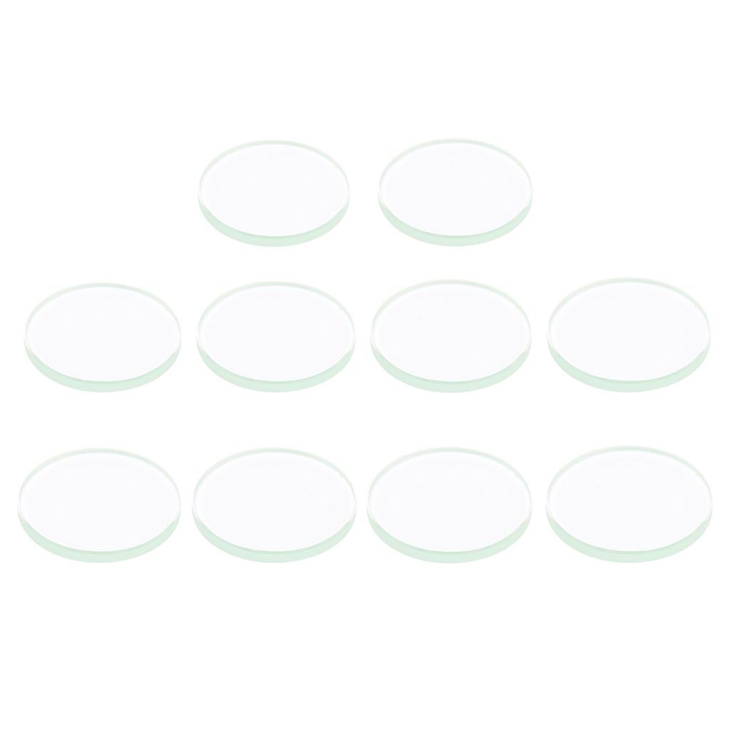 Round Flat Watch Lens Professional Round Flat Glass Replacement Parts for Watchmaker Repair