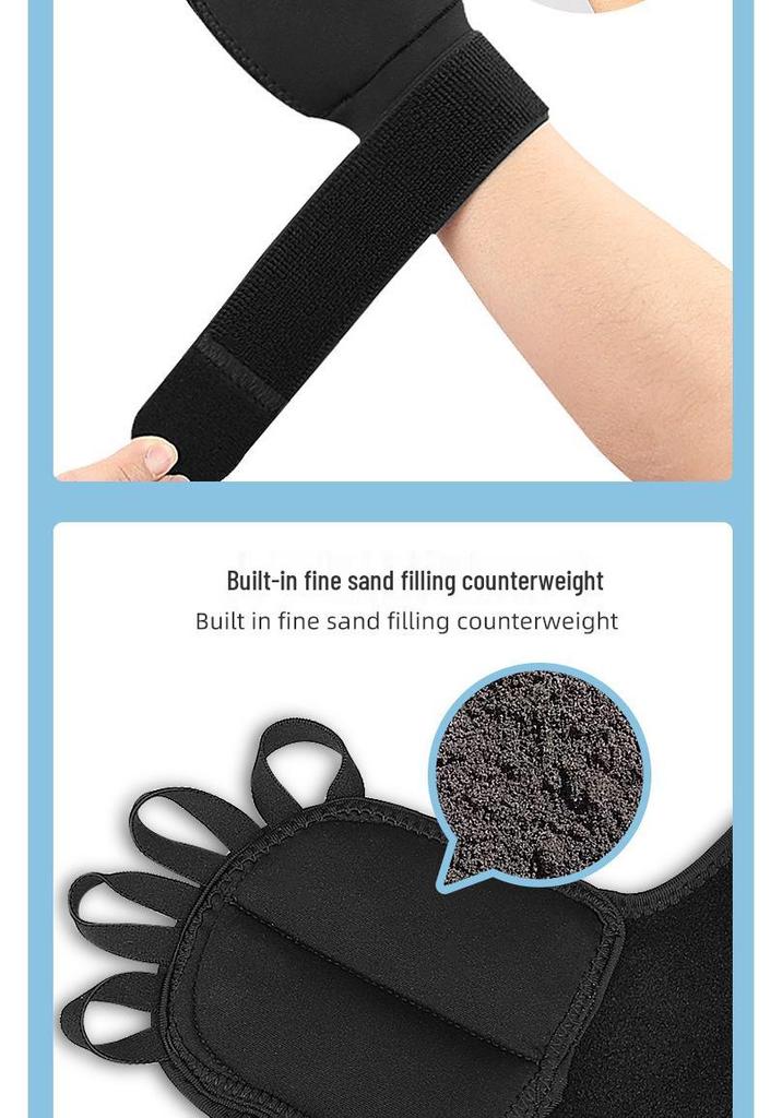 Weighted Adjustable Fitness Gloves for Boxing, Exercise & Wrist Support