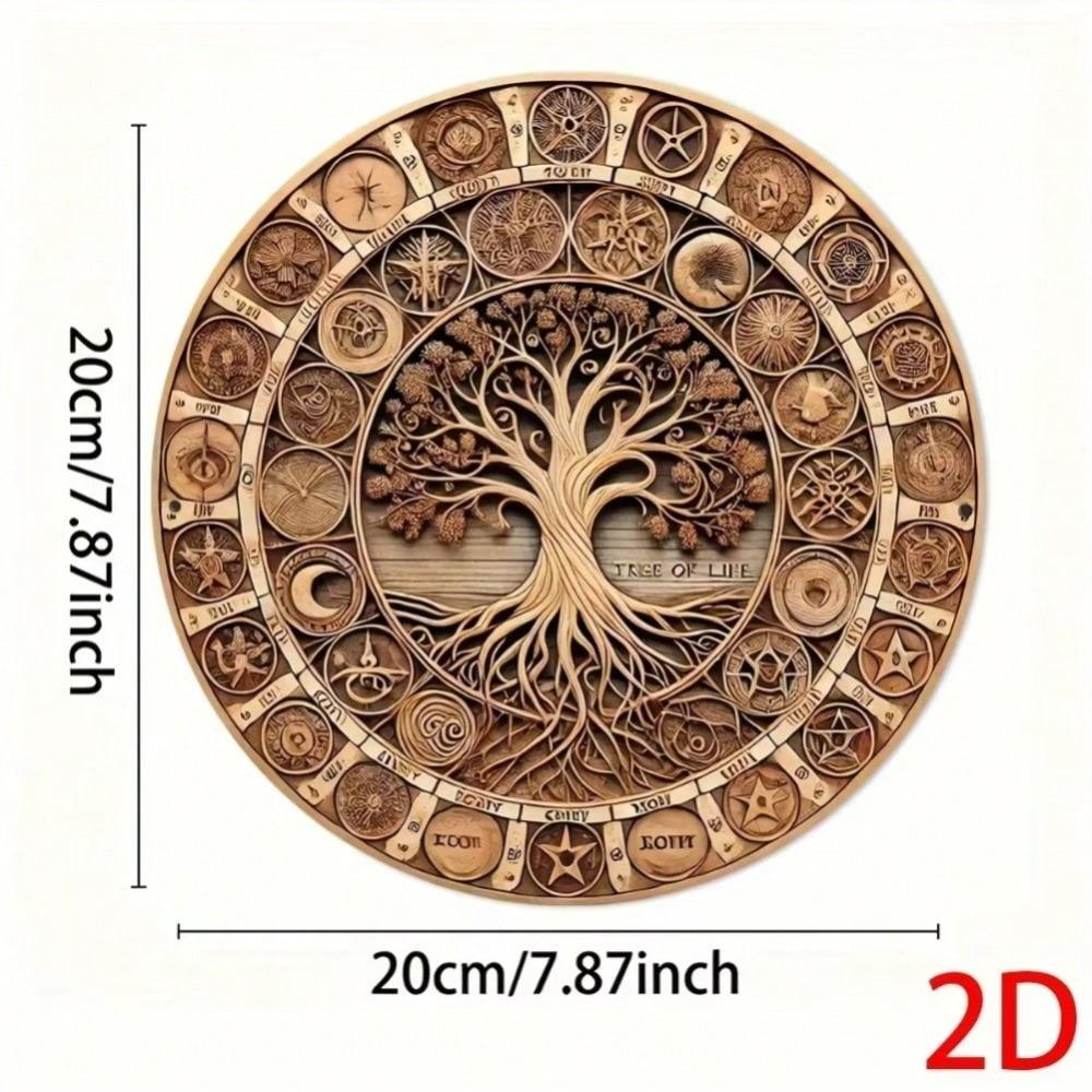 Vintage Metal Tree of Life Wall Art Iron Painting Home Decor