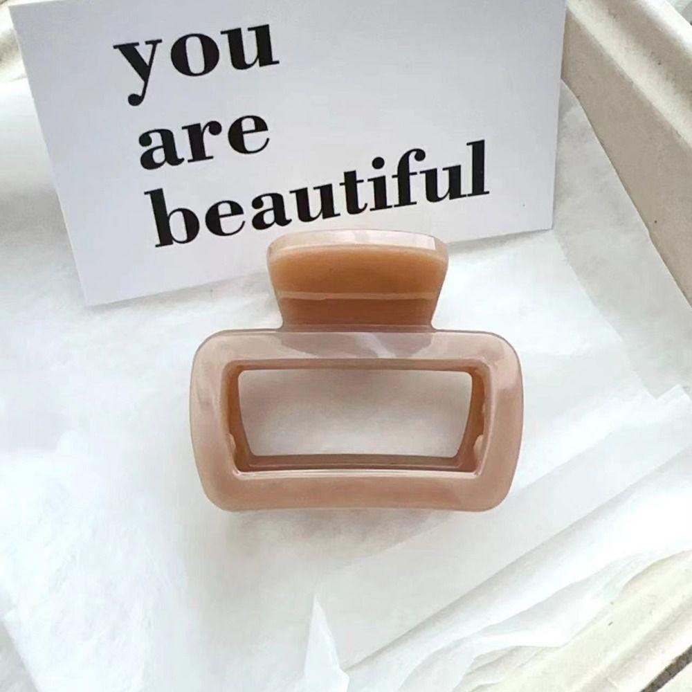 Plastic Small Hairpin Crab Korean Hair Claw Fashion Headwear  Women Girls