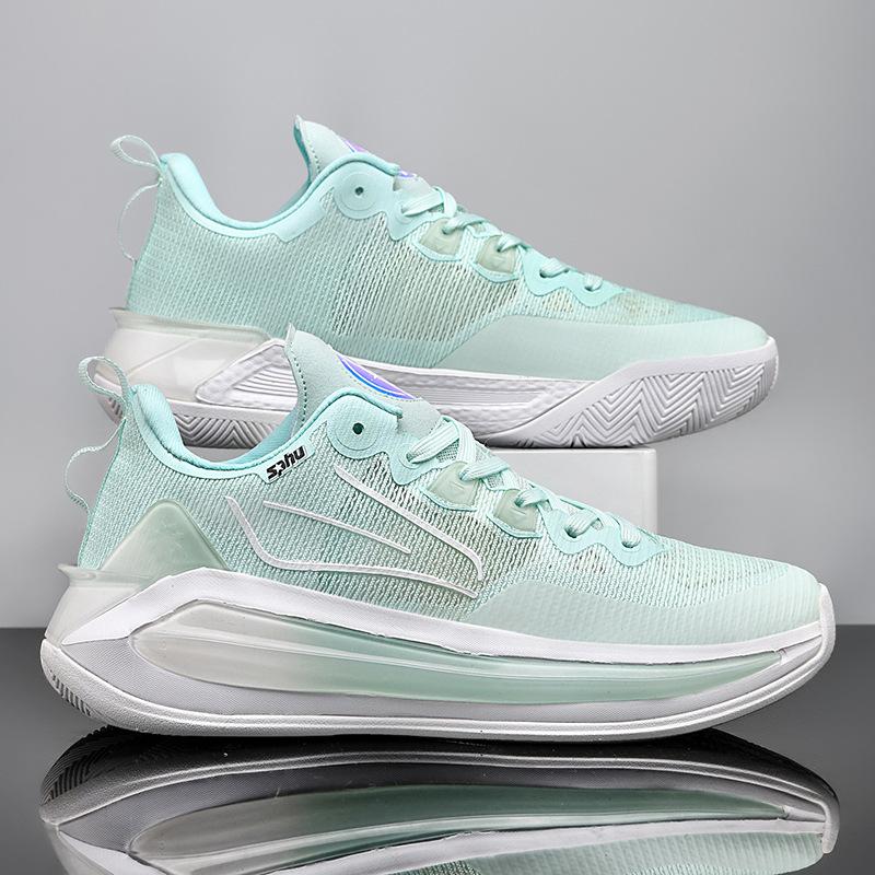 

Sharp blade 3V2 generation basketball shoes snow blue cloud white beng actual combat sneakers cushioning low-top sports friction sound 44