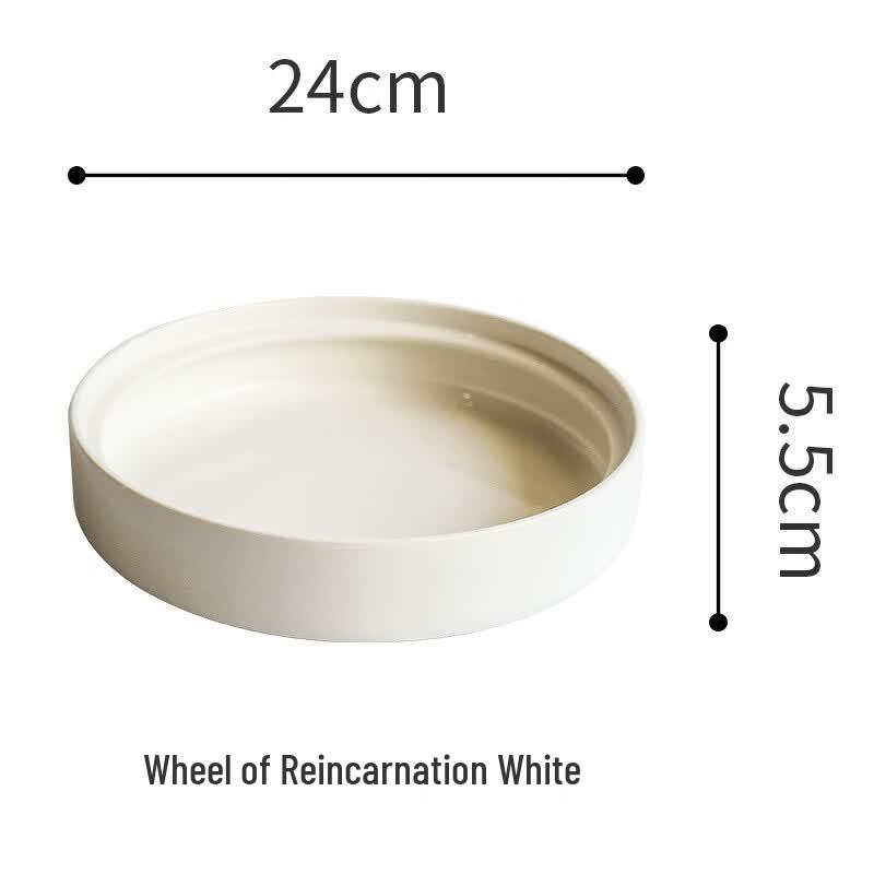 Ru Han Bone China Round Serving Plate