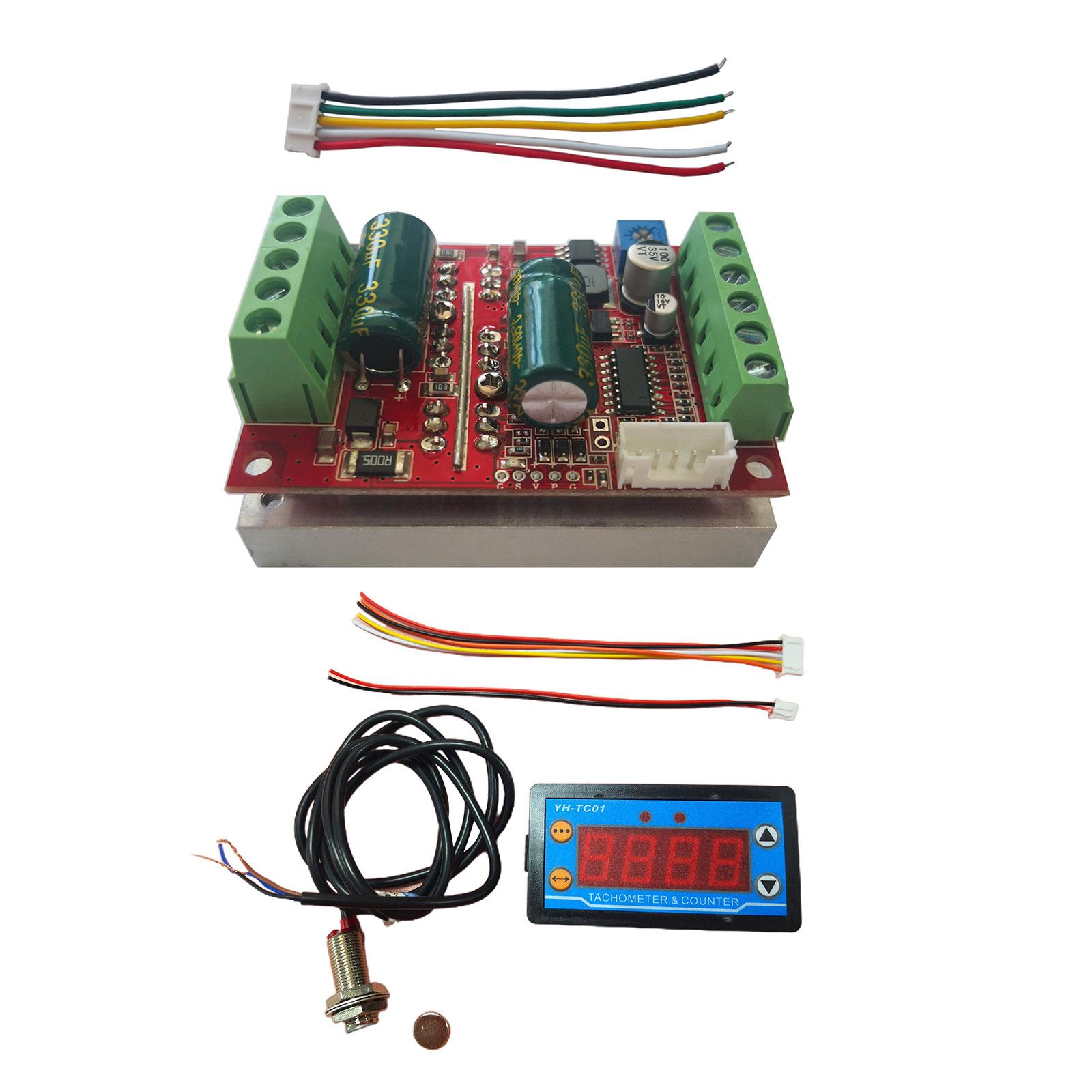 

Трифазний контролер двигуна потужністю 400 Вт із датчиком Холла Надійна та ефективна плата драйвера двигуна з вимірюванням швидкості