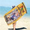 Personalized Pippi's Whimsical Journey Beach Towel Microfiber Beach Towel Thin Absorbent for Beach Swimming Yoga Bath Sports. 0910252