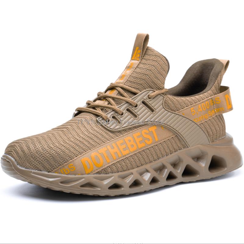 Scarpe antinfortunistiche antiperforazione con puntale in acciaio Scarpe da lavoro Uomo Donna Stivali da lavoro di sicurezza leggeri Traspiranti Scarpe di sicurezza sportive Unise
