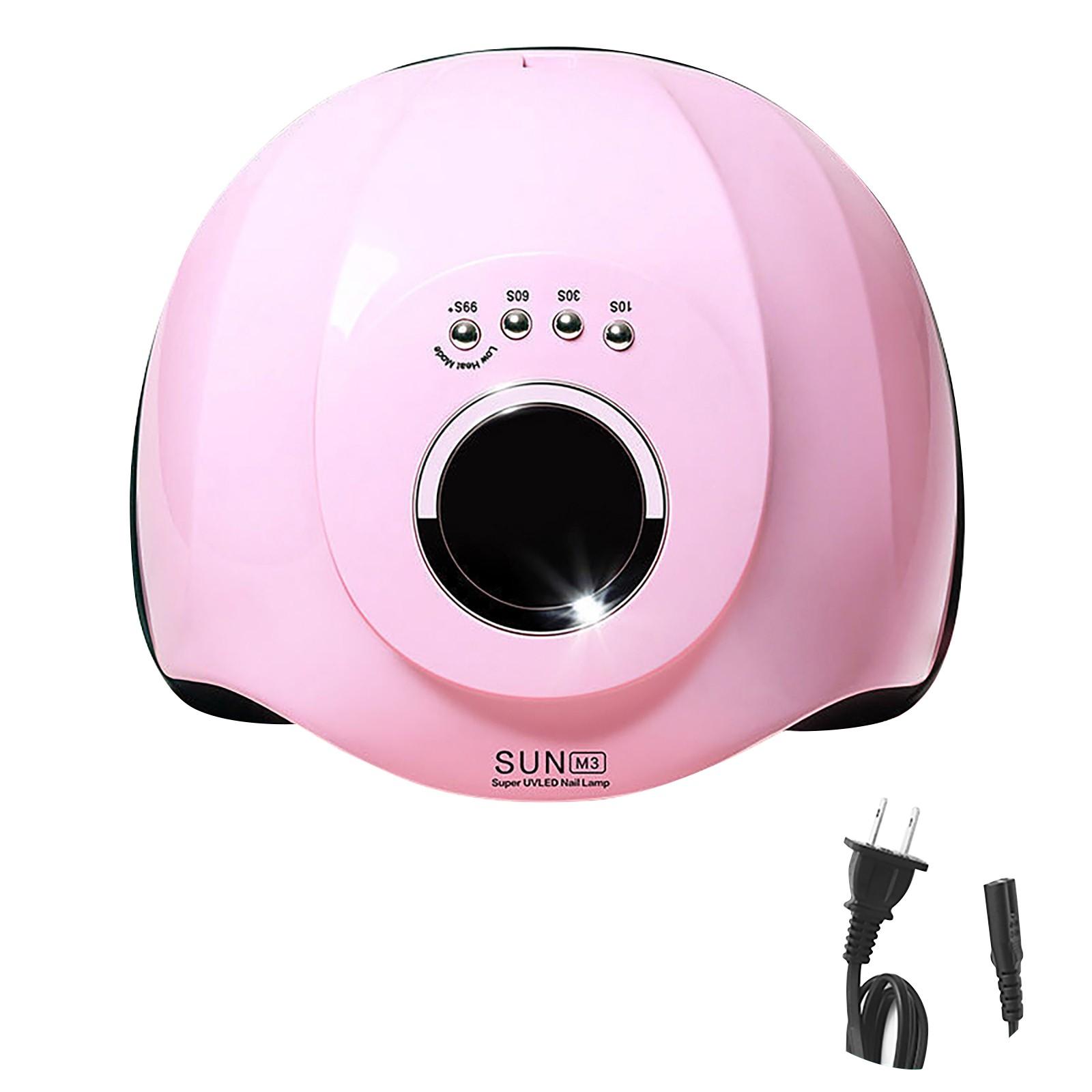 

UV LED Nail Lamp 180W Gel Nail UV Light Nail Dryer For Gel Polish Curing Lamp For Salon With 4 Timer Settings Auto розовый