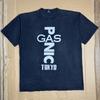 Vintage 90s/Y2k Gas Panic Tokyo Graphic Print Short Sleeve Black T Shirt Large Unisex T-Shirt
