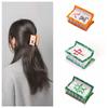 Geometric Acetate Mahjong Hair Claw Acetic Acid Shark Clip Personalized Square Hair Clip  Daily