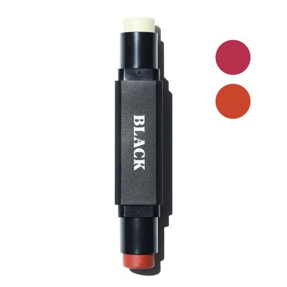 Blackmonster 2 In 1 Dual Color Lip Balm Black Balm