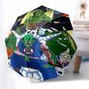 1pc Dragon Ball Z Piccolo Automatic Opening/Closing Umbrella with 3-Fold Design, Perfect Gift for Fans, Travelers, and Daily Use.C047