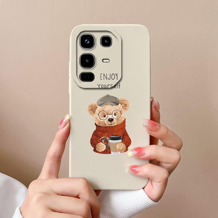 Dla Infinix Note 50 Pro Plus 50S 50X 4G 5G Obudowa Telefonu Śliczny Wzór Pandy w Słomkowym Kapeluszu Płynny Silikon Premium Odporny na Wstrząsy Obudowa Dla Infinix Etui Bumper