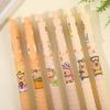 6Pcs Cartoon Cute Capybara Gel Pens Kawaii Black Ink Smooth Writing Quick-Drying Neutral Pens School Supplies Student Stationery