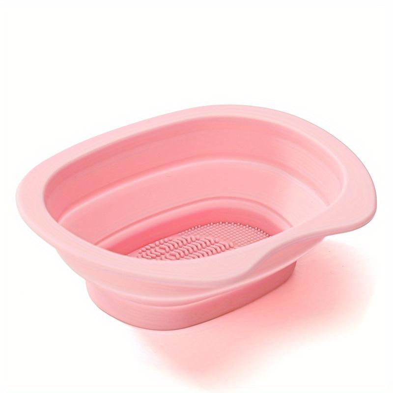 1pc Portable Silicone Makeup Brush Cleaning Mat - Easy To Clean and Convenient To Use - Practical Beauty Cleaning Tools