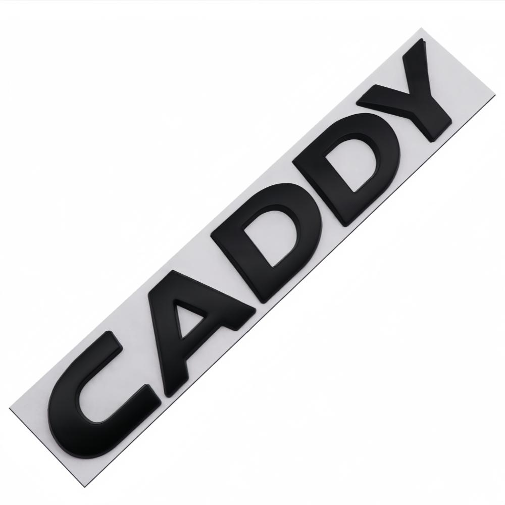 1pcs 3D metal for CADDY car Letter Emblem Rear tail trunk Decals badge sticker Decal styling auto Accessories
