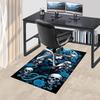 1PC Skulls Roses Anti-slip carpet, suitable for Office, bedroomand playrooms. It can also be used as a sofa footrest cover-R75