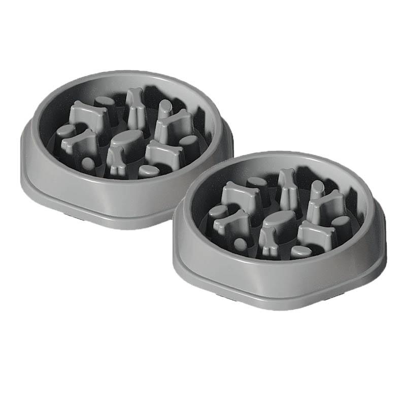 Dog Slow Food Bowl Dog Bowl Dog Bowl Anti-slip Anti-choking Anti-vomiting Pet Feeding Bowl Small Dog Food Bowl Cat Bowl