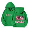 Kids Long Sleeve Letter Print Pullover Hoodie Loose Fit Casual Sweatshirt for Boys and Girls