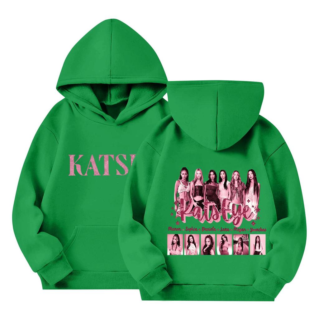 Kids Long Sleeve Letter Print Pullover Hoodie Loose Fit Casual Sweatshirt for Boys and Girls
