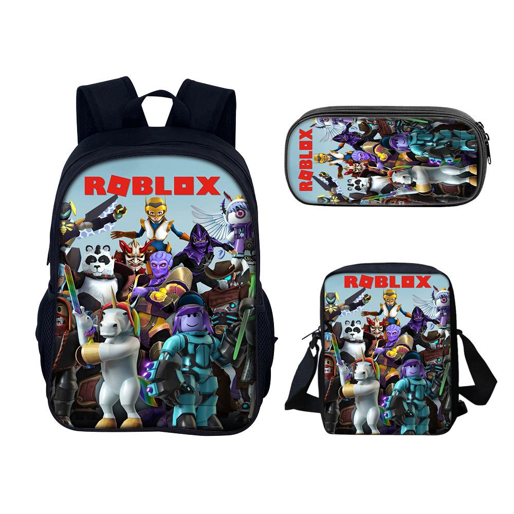 Roblox Anime Dreiteiliges Set für Jungen, Mädchen und Grundschüler (Auf Lager)