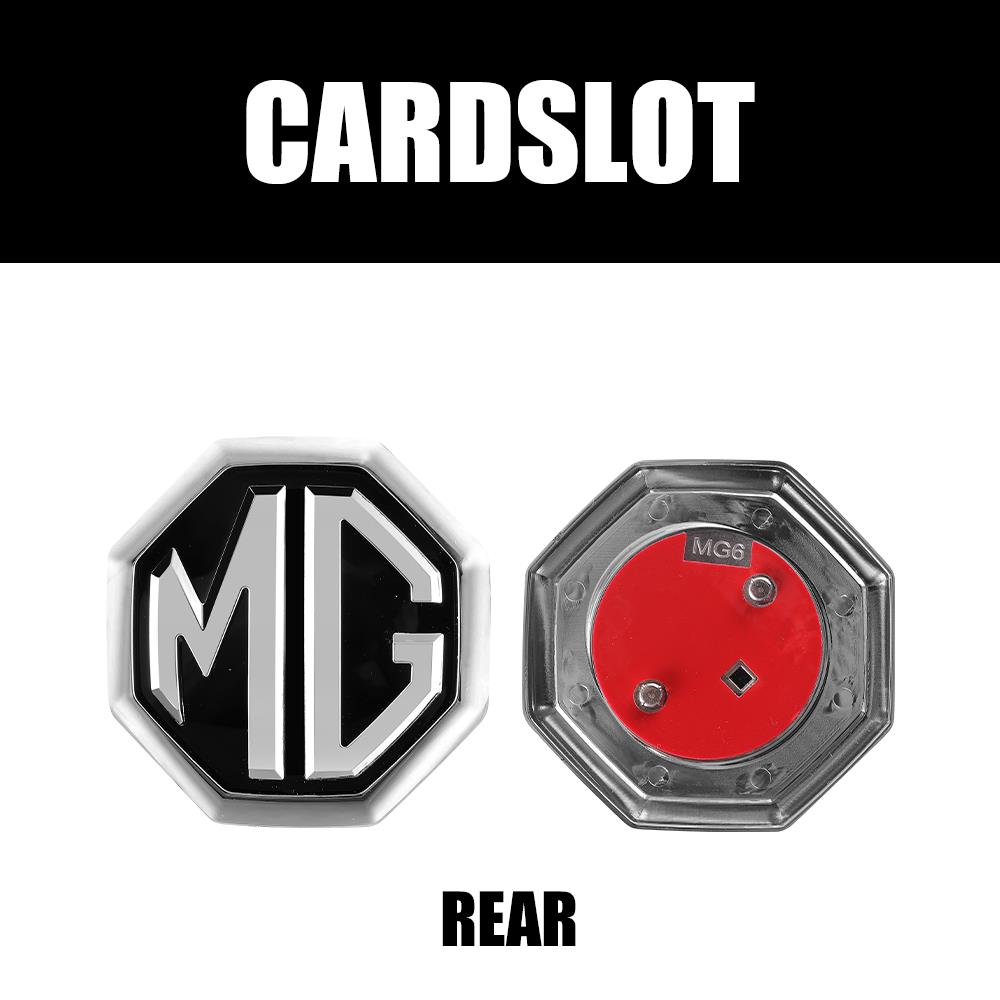 1/2 stuks Voor Morris Garages MG MG6 Auto Motorkap Voor Motorkap Grille Embleem Cover Achter Embleem Decoratie Sticker Auto Refit Accessoires